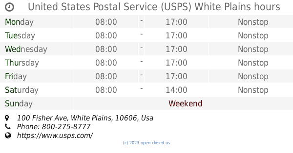 passport office usps white plains schedule